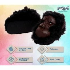 FUNZIEZ! - Men's Gorilla Animal Slippers -Men's Shoes popular store unnamed file 108