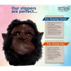 FUNZIEZ! - Men's Gorilla Animal Slippers -Men's Shoes popular store unnamed file 109