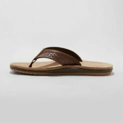 Men's Benjamin Flip Flop Sandals - Goodfellow & Co™ Brown