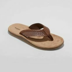 Men's Benjamin Flip Flop Sandals - Goodfellow & Co™ Brown 15 Men's Benjamin Flip Flop Sandals - Goodfellow & Co™ Brown -Men's Shoes popular store unnamed file 1236