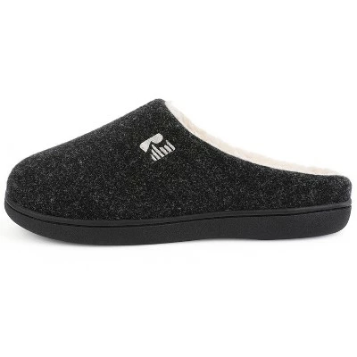RockDove Men's Evan Sherpa Lined Clog Slipper 3 RockDove Men's Evan Sherpa Lined Clog Slipper