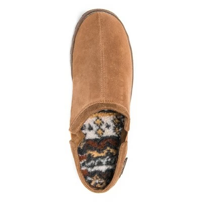 MUK LUKS Men's Matt Printed Berber Suede Clog 7 MUK LUKS Men's Matt Printed Berber Suede Clog - Image 5