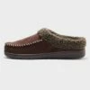 Men's Dearfoams Slide Slippers - Brown