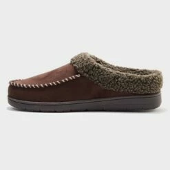 Men's Dearfoams Slide Slippers - Brown