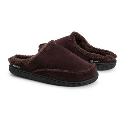 MUK LUKS Men's Faux Suede Clog Slippers 6 MUK LUKS Men's Faux Suede Clog Slippers - Image 4