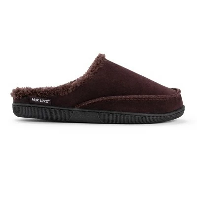 MUK LUKS Men's Faux Suede Clog Slippers 9 MUK LUKS Men's Faux Suede Clog Slippers - Image 7