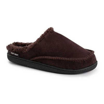 MUK LUKS Men's Faux Suede Clog Slippers 11 MUK LUKS Men's Faux Suede Clog Slippers - Image 9