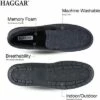 Haggar Mens Textured Venetian Slipper