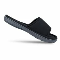Hanes Mens Jersey Velcro Slide Slipper -Men's Shoes popular store unnamed file 1604