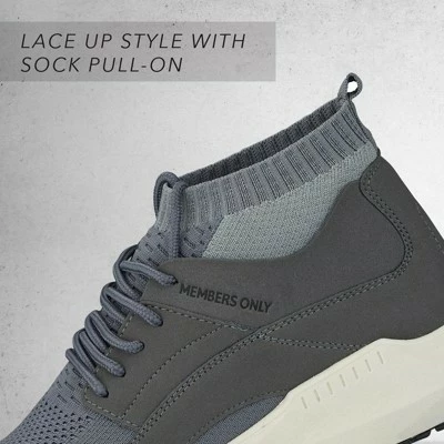 Members Only Men's Knit Sock Mesh Fashion Sneaker 7 Members Only Men's Knit Sock Mesh Fashion Sneaker - Image 5