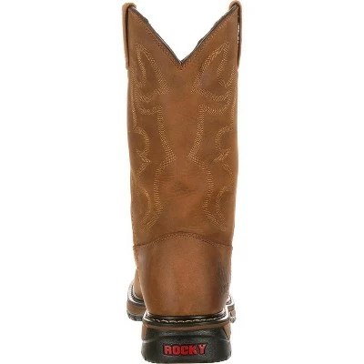 Rocky Boots Men's Rocky Original Ride Branson Roper Waterproof Western Boots 5 Rocky Boots Men's Rocky Original Ride Branson Roper Waterproof Western Boots - Image 3