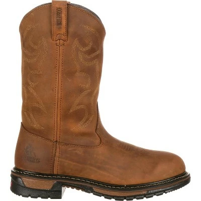 Rocky Boots Men's Rocky Original Ride Branson Roper Waterproof Western Boots 8 Rocky Boots Men's Rocky Original Ride Branson Roper Waterproof Western Boots - Image 6