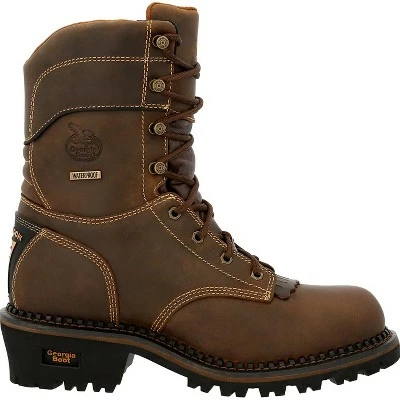 Men's Georgia Boot AMP LT Logger Composite Toe Insulated Waterproof Work Boot 8 Men's Georgia Boot AMP LT Logger Composite Toe Insulated Waterproof Work Boot - Image 6
