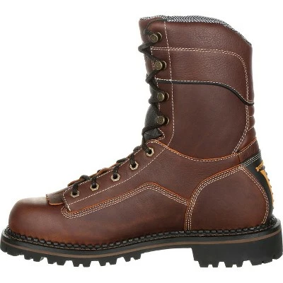 Men's Georgia Boot AMP LT Logger Composite Toe Low Heel Waterproof Work Boot 6 Men's Georgia Boot AMP LT Logger Composite Toe Low Heel Waterproof Work Boot - Image 4
