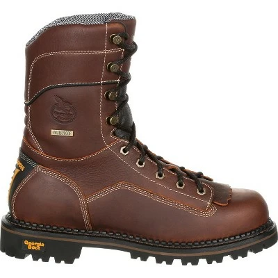Men's Georgia Boot AMP LT Logger Composite Toe Low Heel Waterproof Work Boot 8 Men's Georgia Boot AMP LT Logger Composite Toe Low Heel Waterproof Work Boot - Image 6