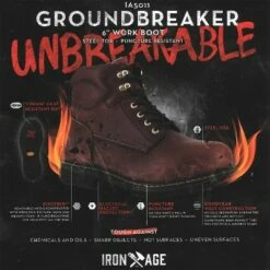 Iron Age Groundbreaker Men's Brown 6 inch Steel Toe Electrical Hazard Puncture-Resistant Work Boot 8 Iron Age Groundbreaker Men's Brown 6 inch Steel Toe Electrical Hazard Puncture-Resistant Work Boot -Men's Shoes popular store unnamed file 3044