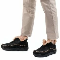 RockDove Men's Camelback Faux Wool Lined Bootie Slipper. -Men's Shoes popular store unnamed file 37