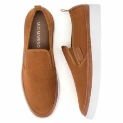 Mio Marino - Men's Suede Slip-On Fashion Sneaker -Men's Shoes popular store unnamed file 371