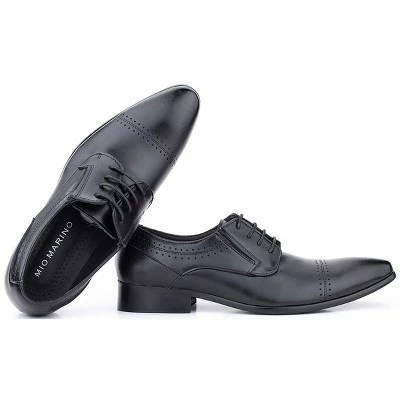 Mio Marino - Men's Polish Oxford Dress Shoes 4 Mio Marino - Men's Polish Oxford Dress Shoes - Image 2