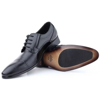 Mio Marino - Men's Polish Oxford Dress Shoes 5 Mio Marino - Men's Polish Oxford Dress Shoes - Image 3