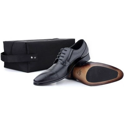 Mio Marino - Men's Polish Oxford Dress Shoes 6 Mio Marino - Men's Polish Oxford Dress Shoes - Image 4