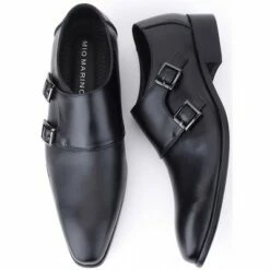 Mio Marino - Men's Monk Strap Oxford Dress Shoes
