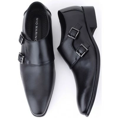 Mio Marino - Men's Monk Strap Oxford Dress Shoes 3 Mio Marino - Men's Monk Strap Oxford Dress Shoes