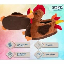 FUNZIEZ! - Men's Turkey Animal Slippers -Men's Shoes popular store unnamed file 48