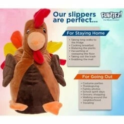 FUNZIEZ! - Men's Turkey Animal Slippers -Men's Shoes popular store unnamed file 49
