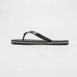Men's Brent Flip Flop Sandals - Goodfellow & Co™ Black