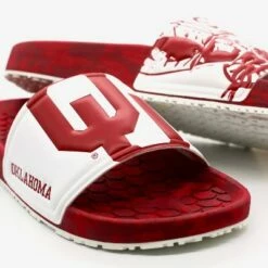 NCAA University of Oklahoma Sooners Embossed Slide Sandals Men's -Men's Shoes popular store unnamed file 543