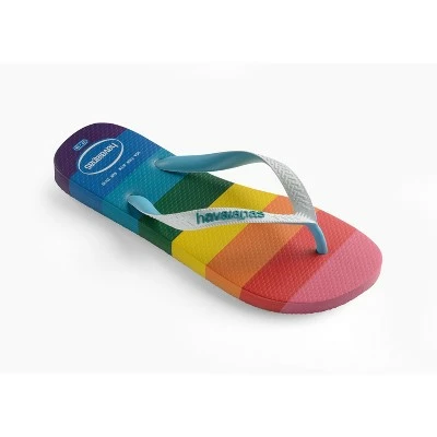 Havaianas - Men's Top Pride Sole Flip Flop Sandal - Rainbow Sole 4 Havaianas - Men's Top Pride Sole Flip Flop Sandal - Rainbow Sole - Image 2