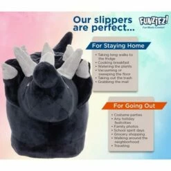 FUNZIEZ! - Women's Triceratops Animal Slippers -Men's Shoes popular store unnamed file 57