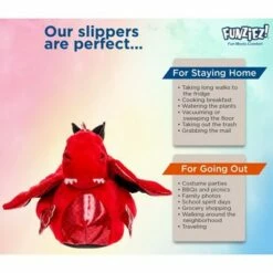 FUNZIEZ! - Men's Dragon Animal Slippers -Men's Shoes popular store unnamed file 65