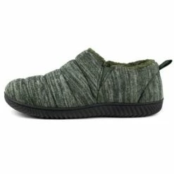 RockDove Men's Damien Quilted Faux Fur Lined Bootie Slipper.