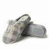 Dearfoams Mens Uncle Bear Plaid Clog