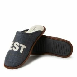 Dearfoams Mens Fathers Day Scuff