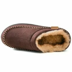RockDove Men's Aiden Faux Wool Lined Microsuede Clog Slipper -Men's Shoes popular store unnamed file 844