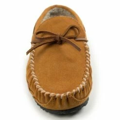 Minnetonka Men's Suede Casey Slipper
