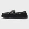 Men's Dearfoams Moccasin Slippers - Black -Men's Shoes popular store unnamed file 861