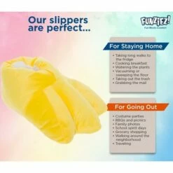 FUNZIEZ! - Men's Duck Feet Animal Slippers - X Large -Men's Shoes popular store unnamed file 87