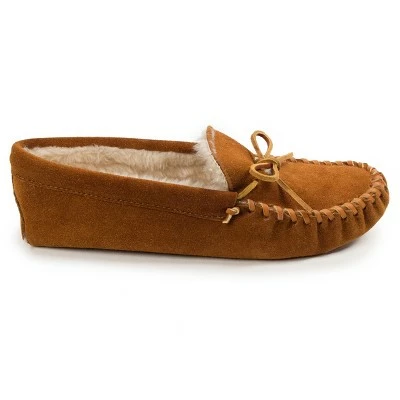Minnetonka Men's Suede Pile Lined Softsole Moc Slipper 4 Minnetonka Men's Suede Pile Lined Softsole Moc Slipper - Image 2