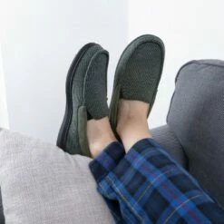 RockDove Men's Liam Jersey Knit Moc Slipper.