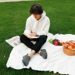 RockDove Men's Damien Quilted Faux Fur Lined Bootie Slipper. -Men's Shoes popular store unnamed file 9