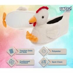 FUNZIEZ! - Men's Chicken Animal Slippers -Men's Shoes popular store unnamed file 91