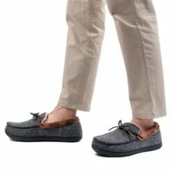 RockDove Men's Samuel Sherpa Lined Moccasin Slipper. -Men's Shoes popular store unnamed file 915