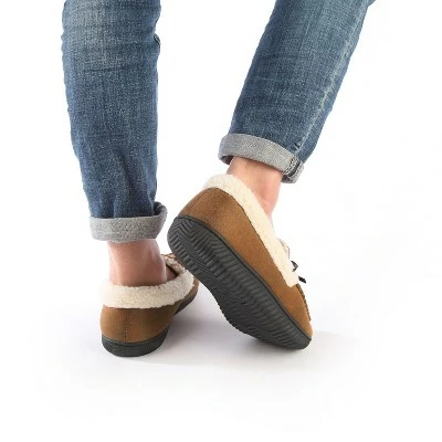 RockDove Men's Harrison Sherpa Lined Moccasin Slipper 3 RockDove Men's Harrison Sherpa Lined Moccasin Slipper