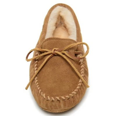 Minnetonka Men's Suede Sheepskin Softsole Moc 3 Minnetonka Men's Suede Sheepskin Softsole Moc