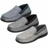 Hanes Mens Marled Knit Jersey Moccasin Slipper -Men's Shoes popular store unnamed file 981